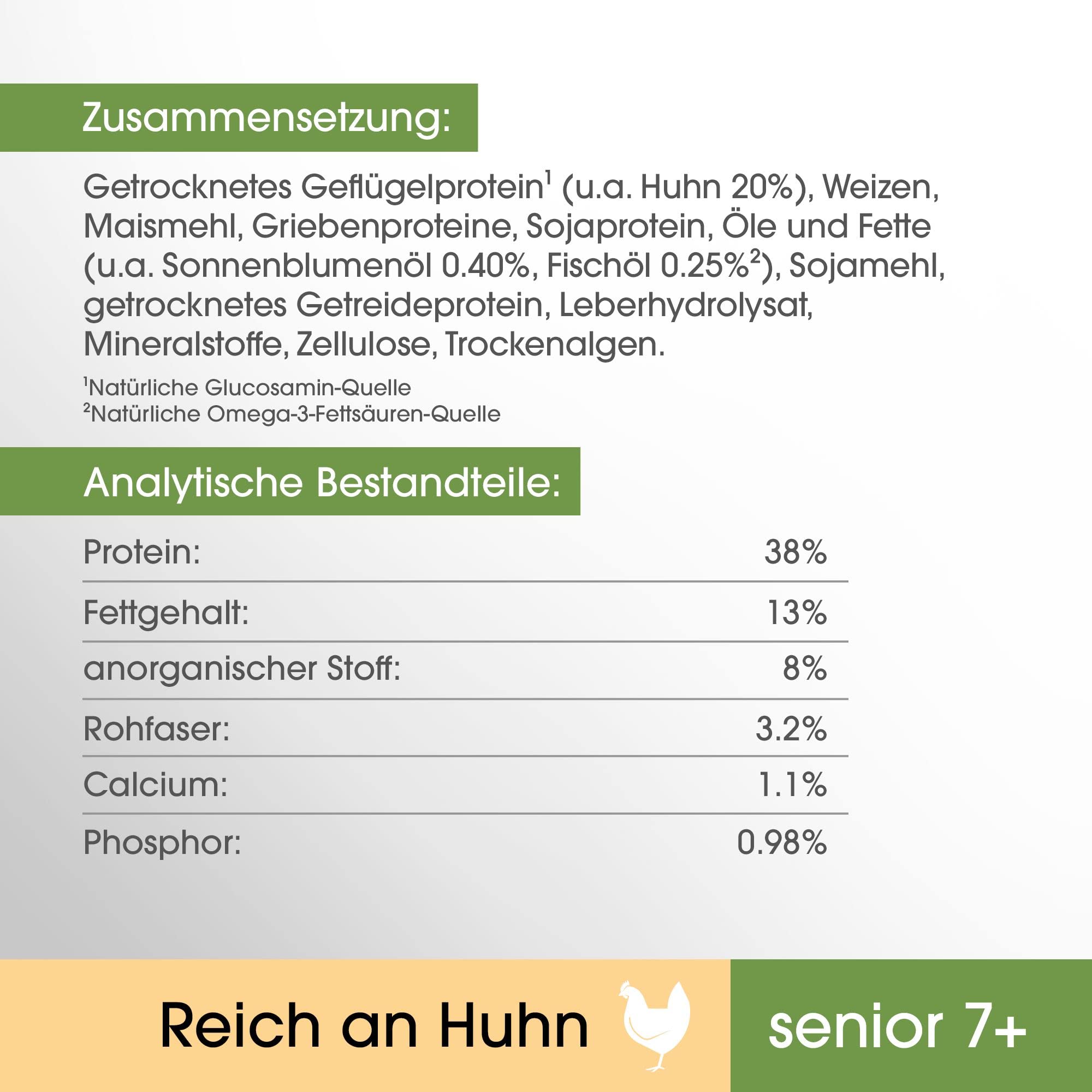 Perfect Fit Senior 7+ – Trockenfutter für ältere Katzen ab 7 Jahr – Huhn – Unterstützt die Vitalität – 7 kg