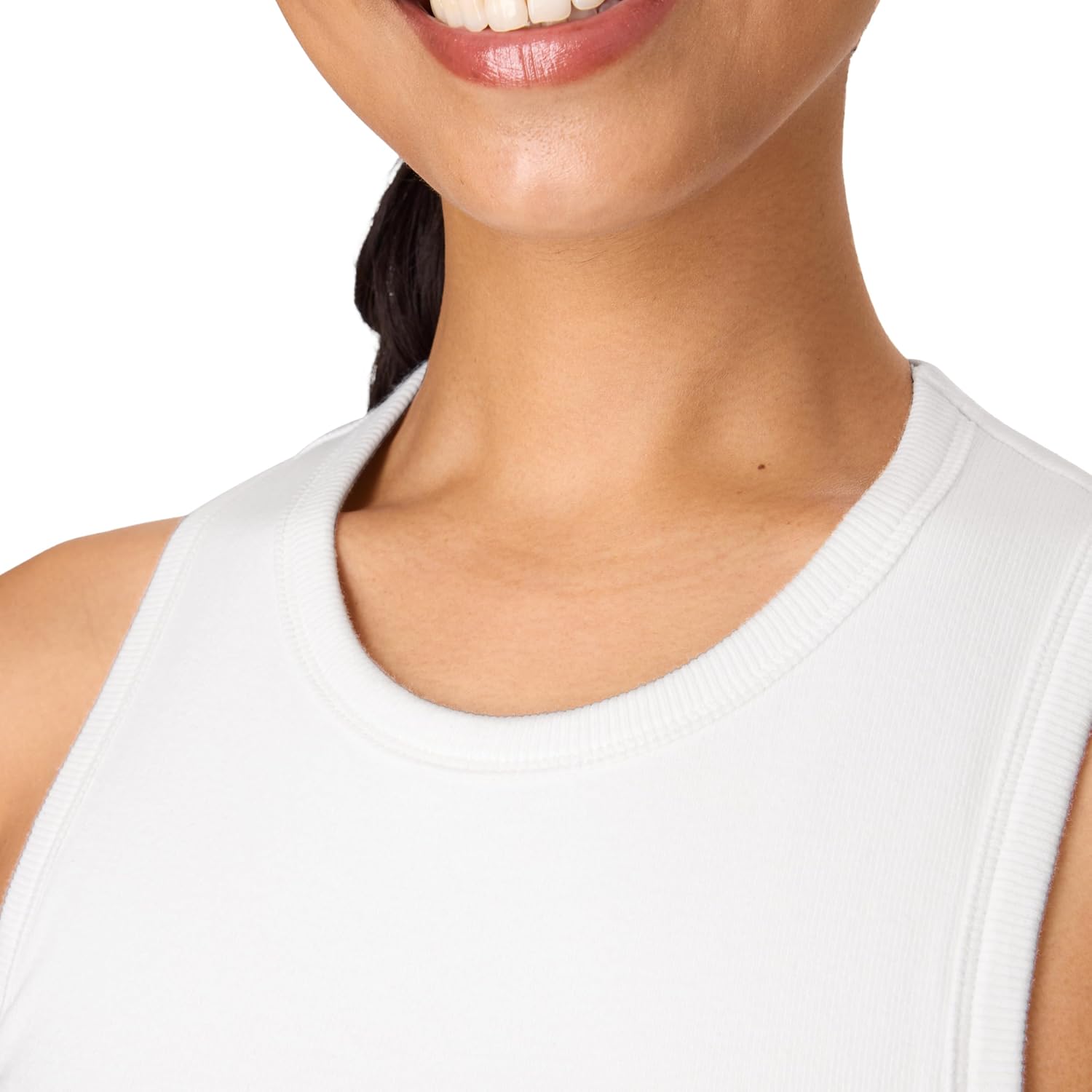 Hanes Women's Tank Top, Originals Comfywear Shelf Bra Tank for Women, Stretch Cotton, Loungewear