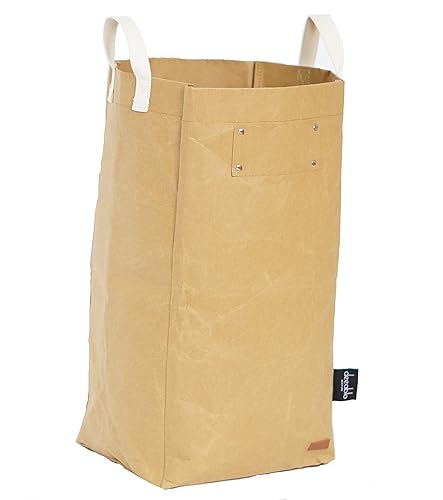 Deeablo New York Bolsa de papel reutilizable sostenible, altamente versátil, lavable para reciclaje, cesta de reciclaje multiusos, bolsa de