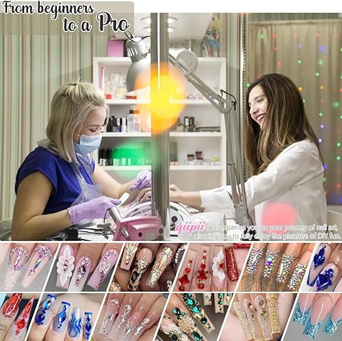 Miniatura 5 de Diamantes de imitación rojos para uñas, 120 formas múltiples con parte trasera plana rojo rubí + SS10 SS16 cuentas redondas rojas siam K9, piedras