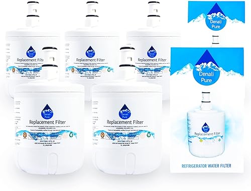 Miniatura 1 de Denali Pure Paquete de 5 filtros de agua de repuesto para refrigerador Kenmore/Sears 46-9002 - Compatible con cartucho de filtro de agua