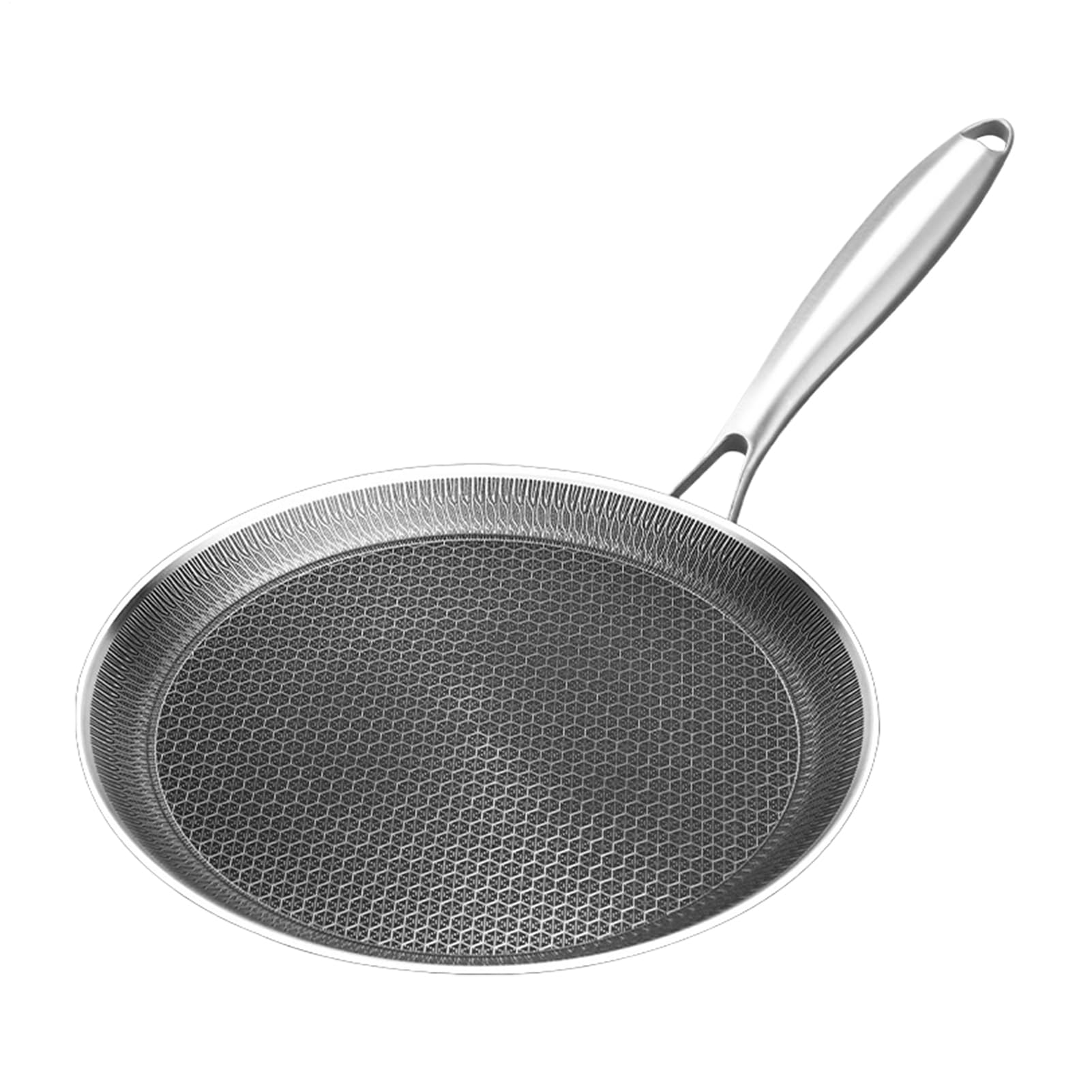 Patelnia Do Naleśników Patelnia Grill Ze Stali Nierdzewnej | Patelnia Grillowa Do Naleśników Z Nieprzywierającą Powłoką Plastrową Do Przygotowywania Jajek Płyta Grzewcza