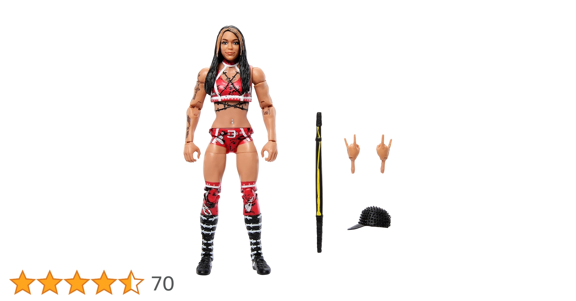 WWE 紫雷イオ　フィギュア　エリート 紫雷イオ/イオシライ/WWE/NXT/スターダム/マテル エリートの通販