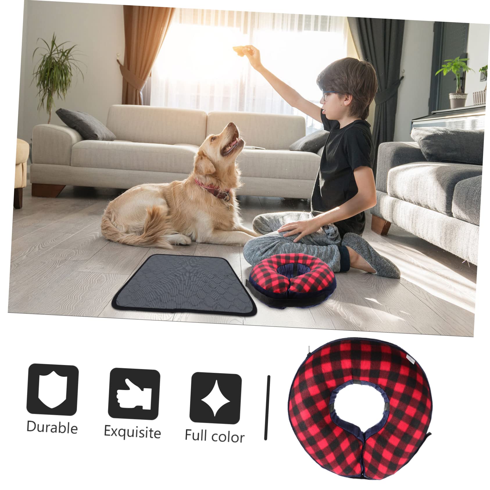 VANZACK 5 Collares Inflables Cómodos Y Agradables para La Piel para Perros Y Gatos.