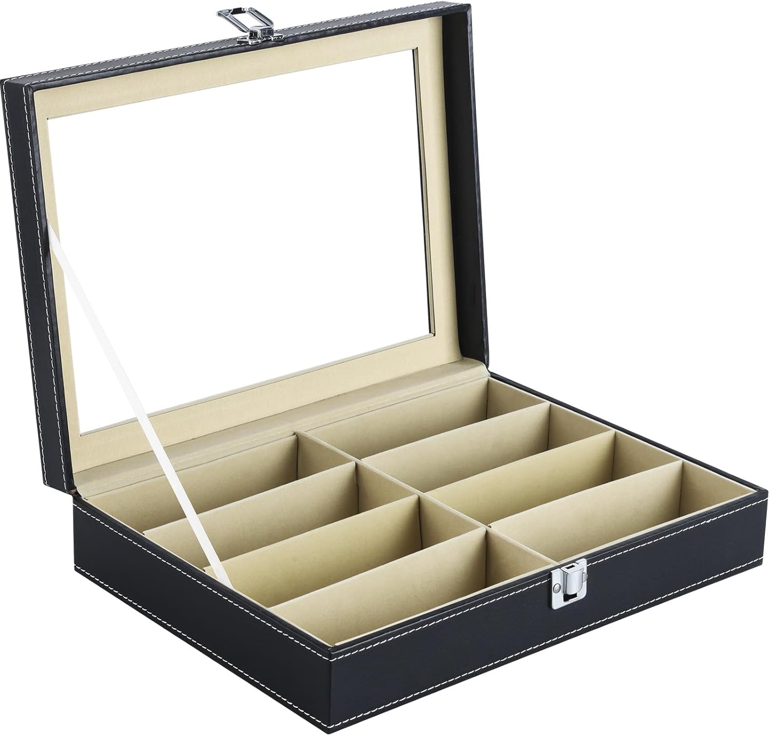 Sunglasses Organizer 8 Slot, Leather...