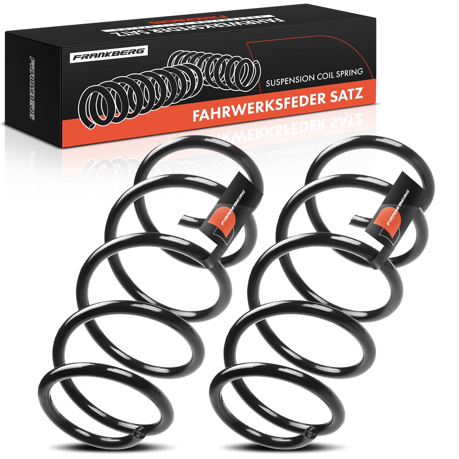 Frankberg 2x Molle autotelaio Molle sospensioni Compatibile con Cono 955 1.4 1.4 MultiAir 1.4 Turbo MultiAir 1.6 JTDM 1.4 TJet 1.3 MultiJet 1.4 TB 2008-2018 Replace# RA3799,50534841