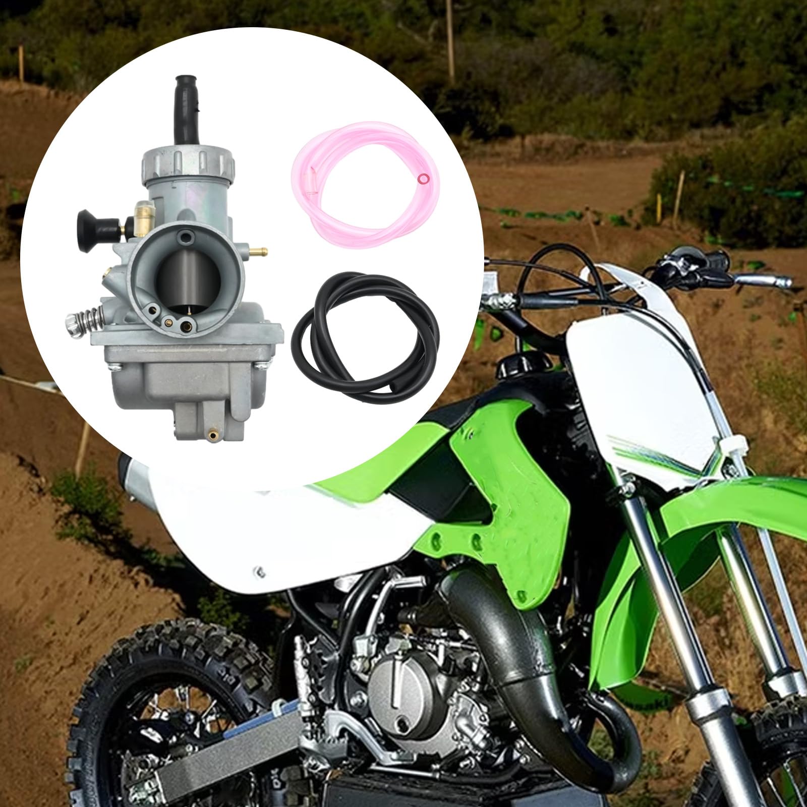 Carburetor For Kawasaki KX65 (2000-2014) & KX60 (1983-2003) – 2-Stroke, Single Barrel