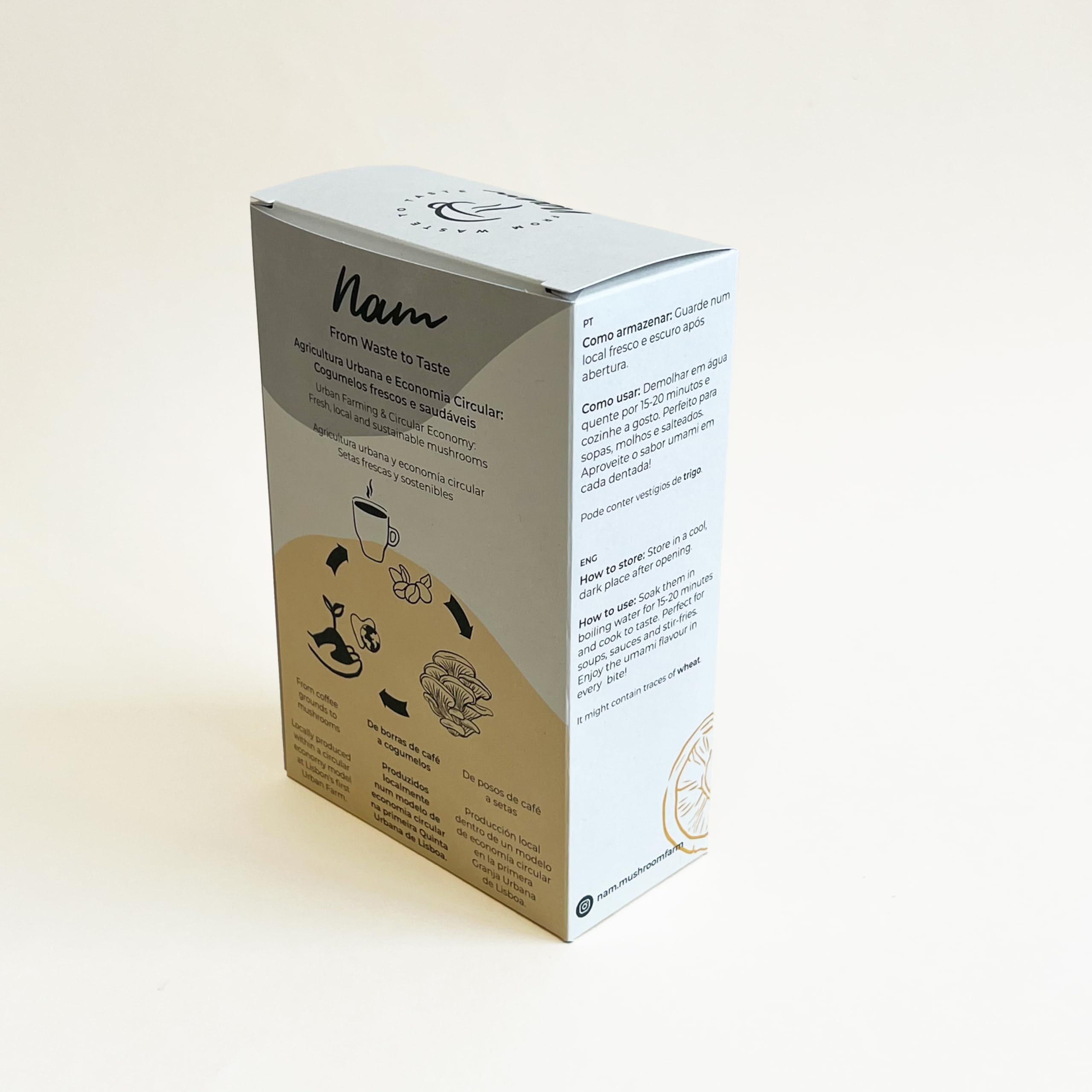 Setas Shiitake Deshidratadas 3x25g Champiñones Secos Comestibles Naturales