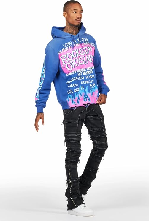ROCKSTAR ORIGINAL Men's Horado Stacked Flare Jeans