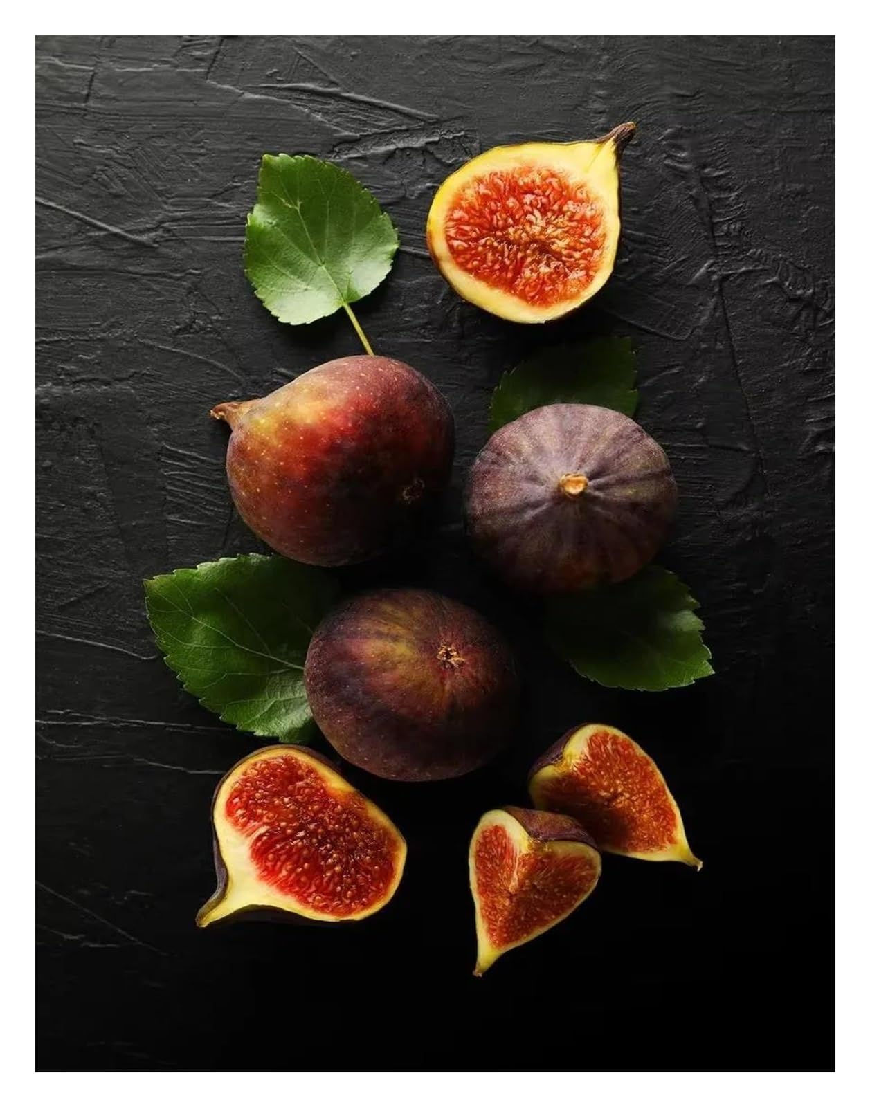 Art mural de cuisine fruits multicolores | Solution déco murale toile 50x70