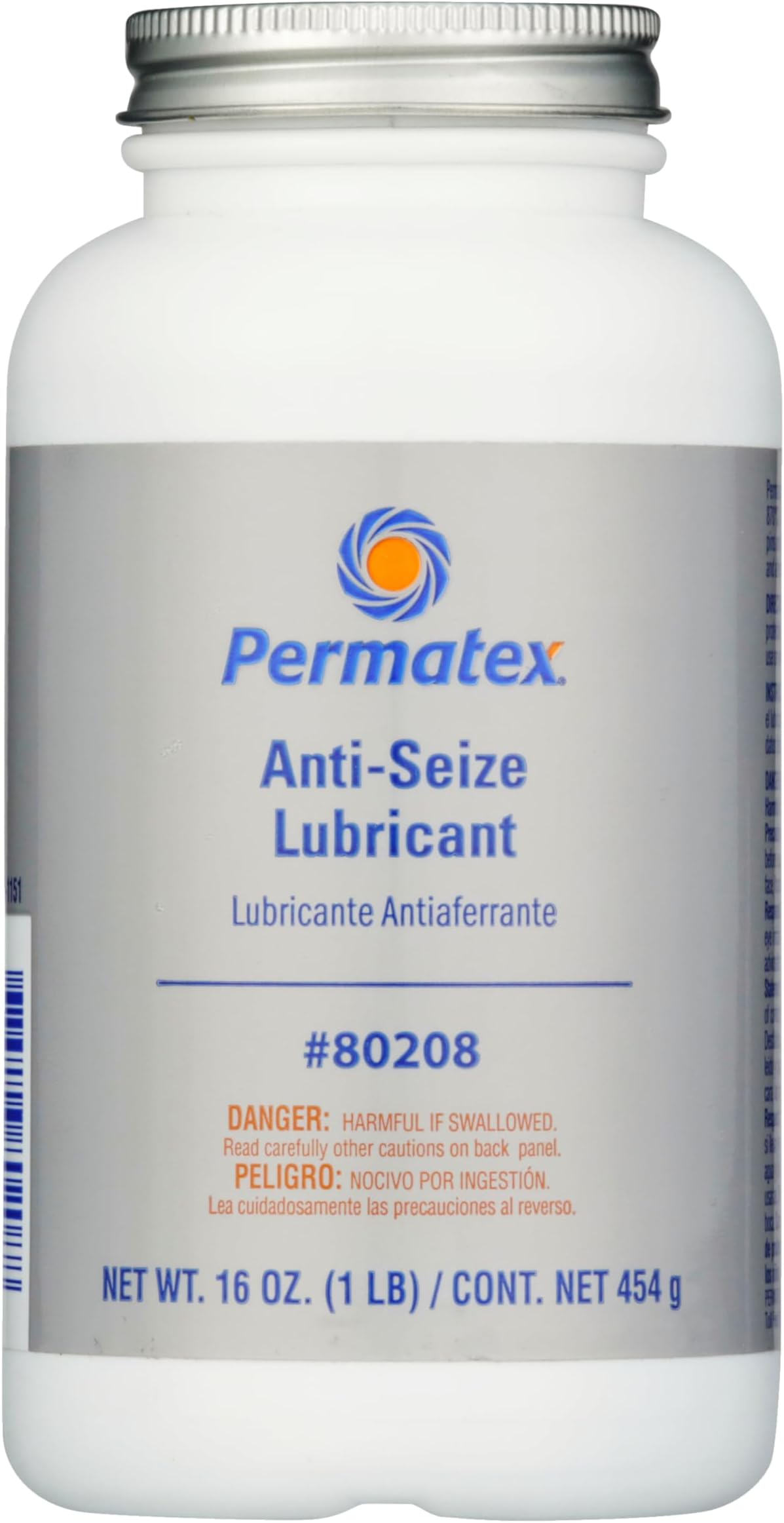 80208 Anti-Seize Lubricant with Brush Top Bottle, 16 oz., Silver