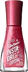 Sally Hansen Insta-Dri® Nail polonais, collection cristal, illumine instantanément. 3-in-1 formule avec base intégrée et couche supérieure. 1 Accidents cérébraux, 1 Manteau fait. 60 secondes