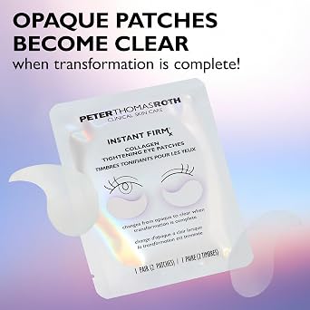 Peter Thomas Roth | Instant FIRMx Collagen Tightening Eye Patches | Eye Patches For Firming Under-Eye Bags & Wrinkles | Eye Masks For Puffiness