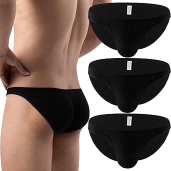 Mens Sexy Underwear Briefs Male Underpants Low Rise Bikini Bulge Pouch Panties