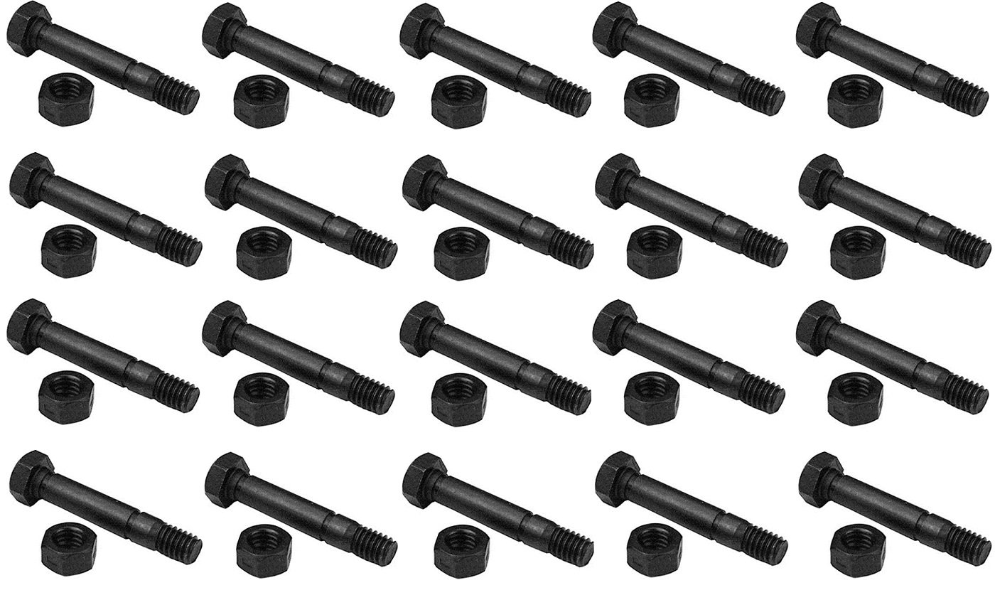 (20) SHEAR PINS BOLTS NUTS for 52100100, 521001, ST824E, ST1027LE