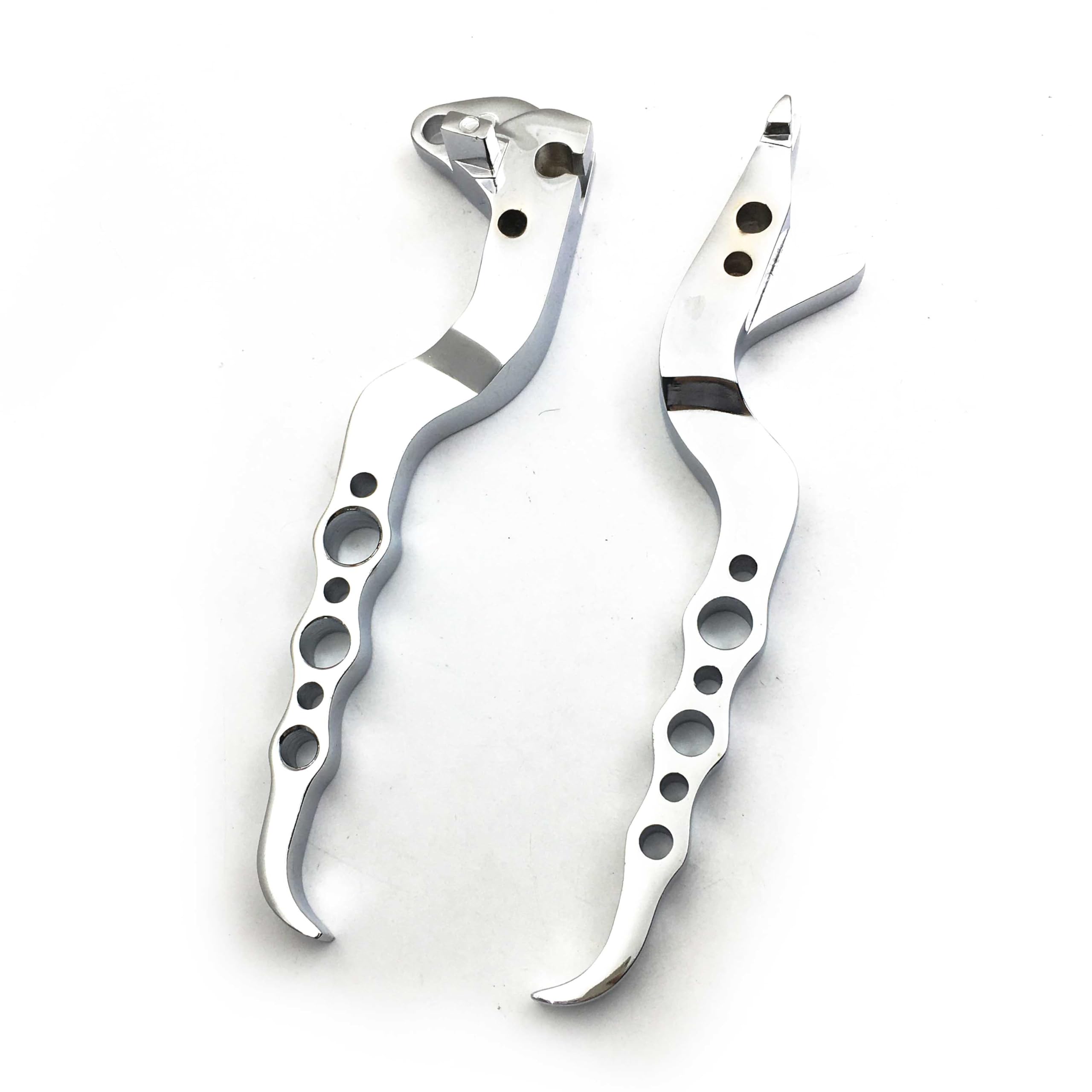 XKMT-Chromed Brake Clutch Lever Compatible with 97-03 Gsxr 600 96-03 Gsxr750 01-04 Gsxr1000 [B00YWCMO1U]