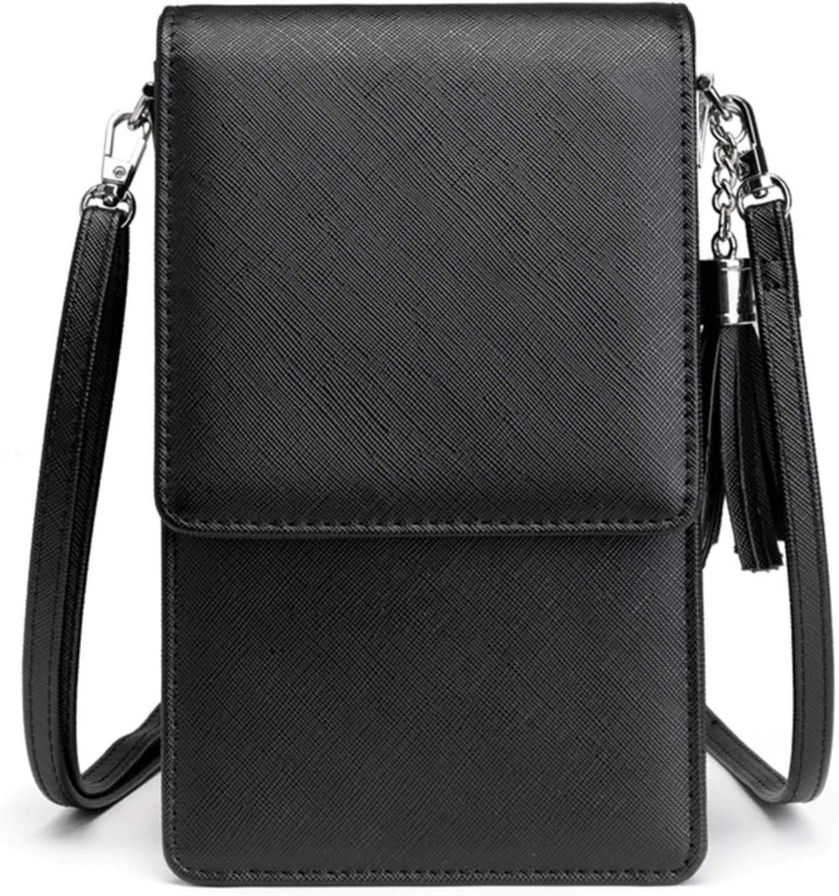 Womens Crossbody Shoulder Bag Tassel Cell Phone Purse Card Slot Wallet Handbag