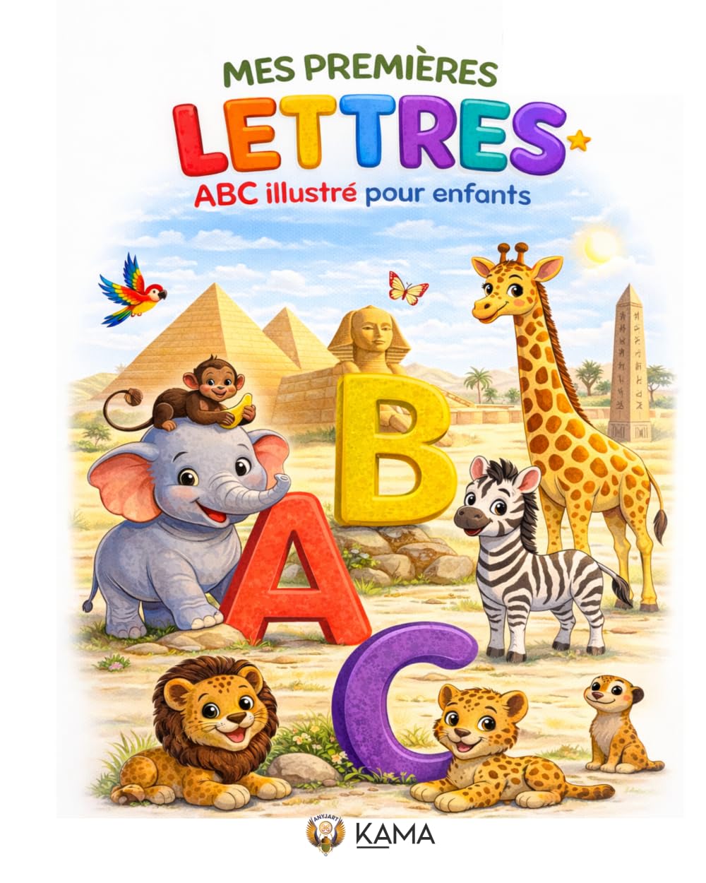 Mes premières lettres illustrées pour enfant