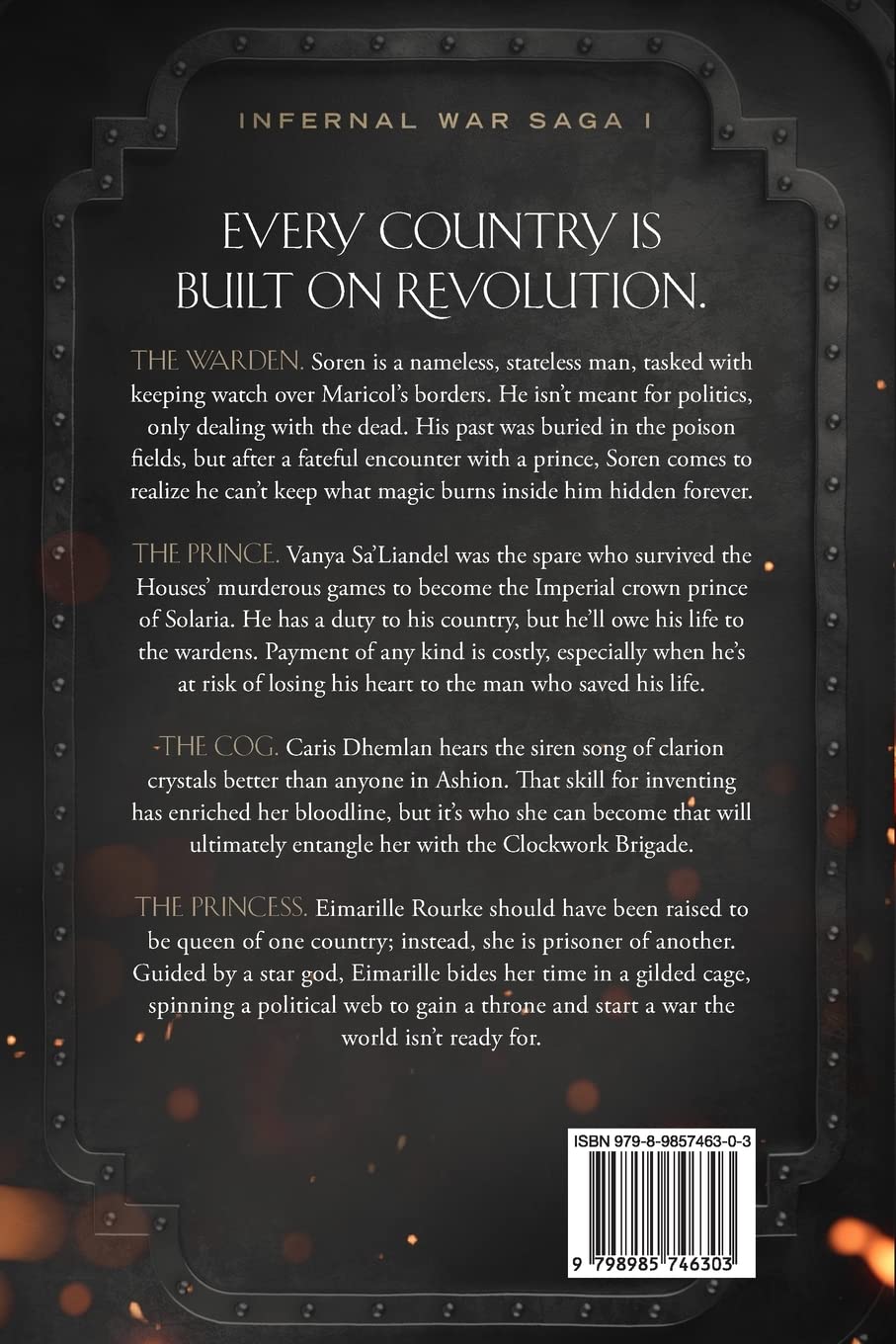The Prince's Poisoned Vow (Infernal War Saga, Band 1)