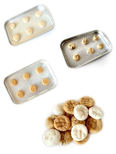 Miniatura 3 de Juego de mezclas de horno fáciles de hornear para niños, juego real de 4 galletas, kit de recarga de azúcar, mantequilla de maní, chispas de