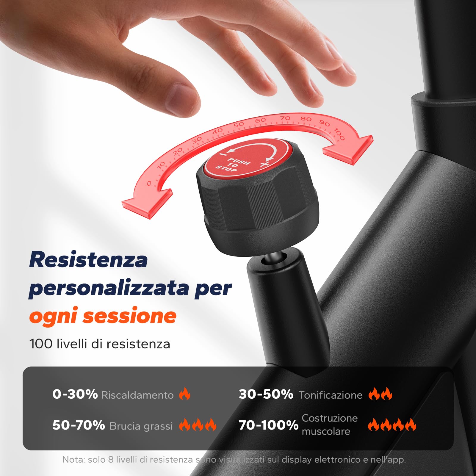 MERACH Cyclette da Casa con Resistenza Magnetica, Bicicletta da Appartamento Silenziosa con Sella a Cuscino d’Aria Ammortizzante, Schermo LCD, App Esclusiva, Telaio a H Stabile, Carico fino a 150KG