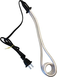 Portable Water Boiler Cooking Coil Coffee Pot Heater (XL 12-Inch)