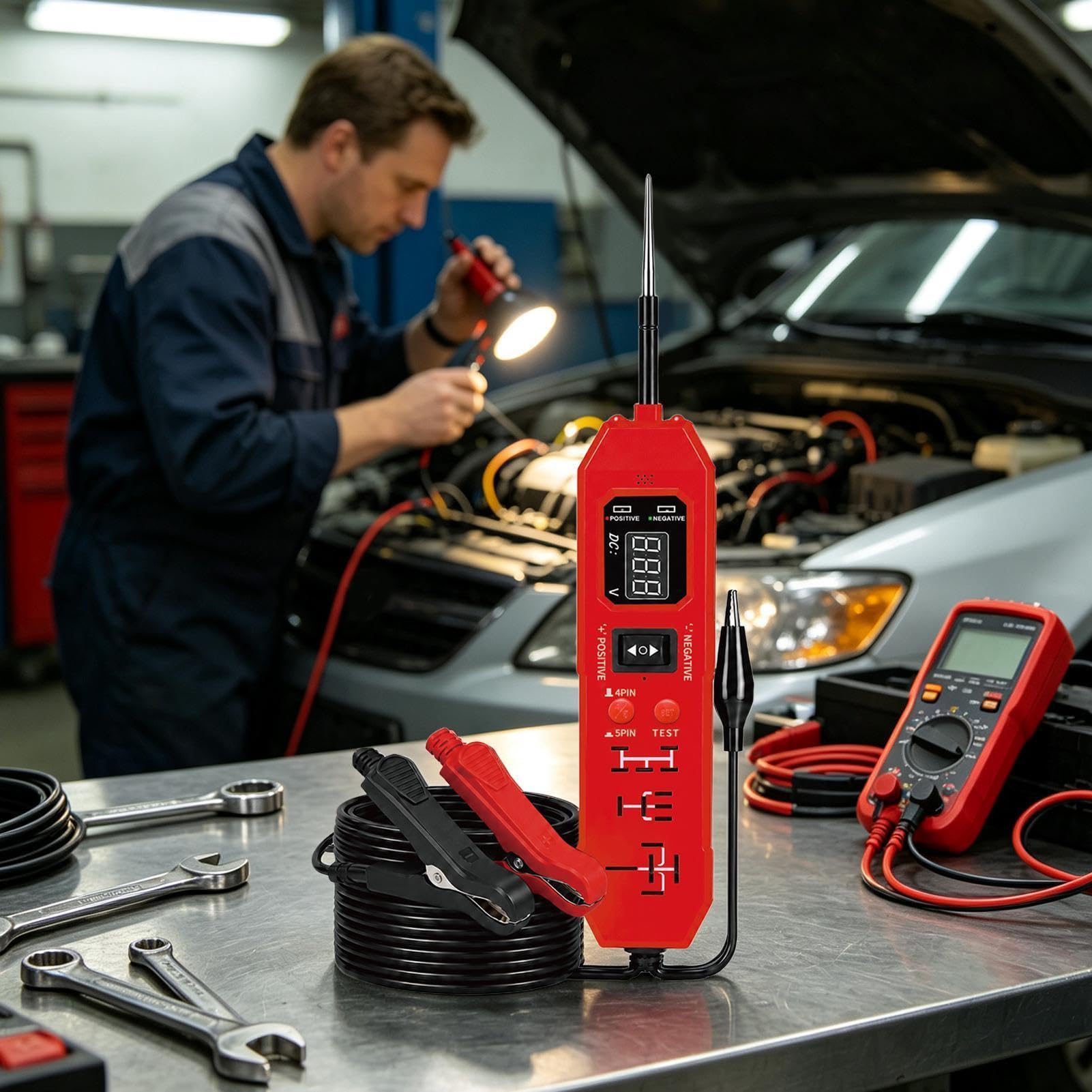 Auto-Relais-Tester-Werkzeug Elektrisches Plug-and-Play-sturzfestes Gerät
