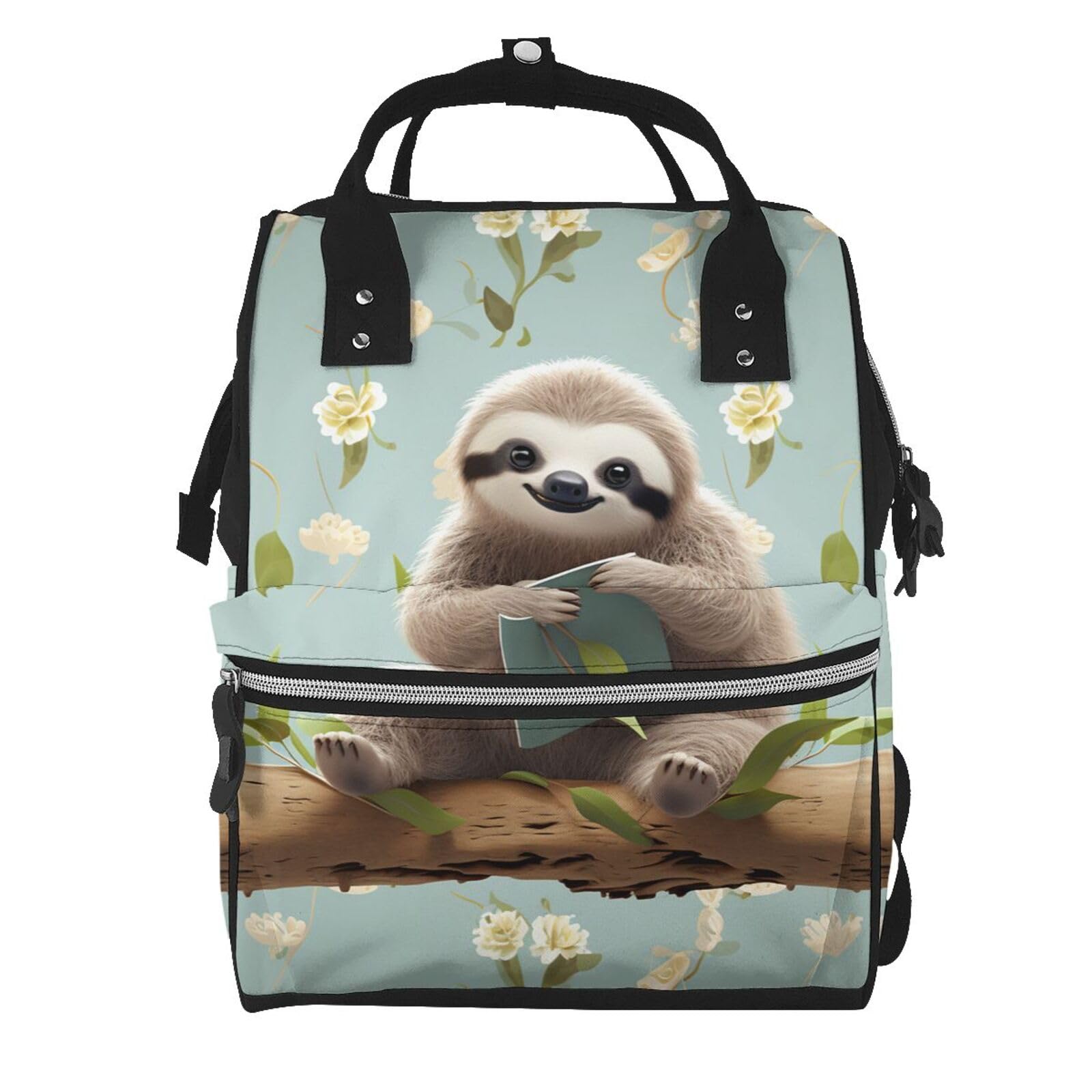 Sac à dos à langer paresseux de grande capacité pour maman active