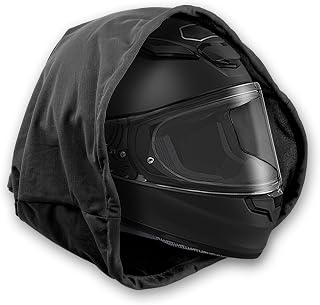 Motorcycle Helmet Bag with Draw String,Soft Helmet Storage Drawstring Bags for Helmets Protection & Storage,Portable Motorcycle Accessories Draw String Bags for Regular Size Helmets (Black)
