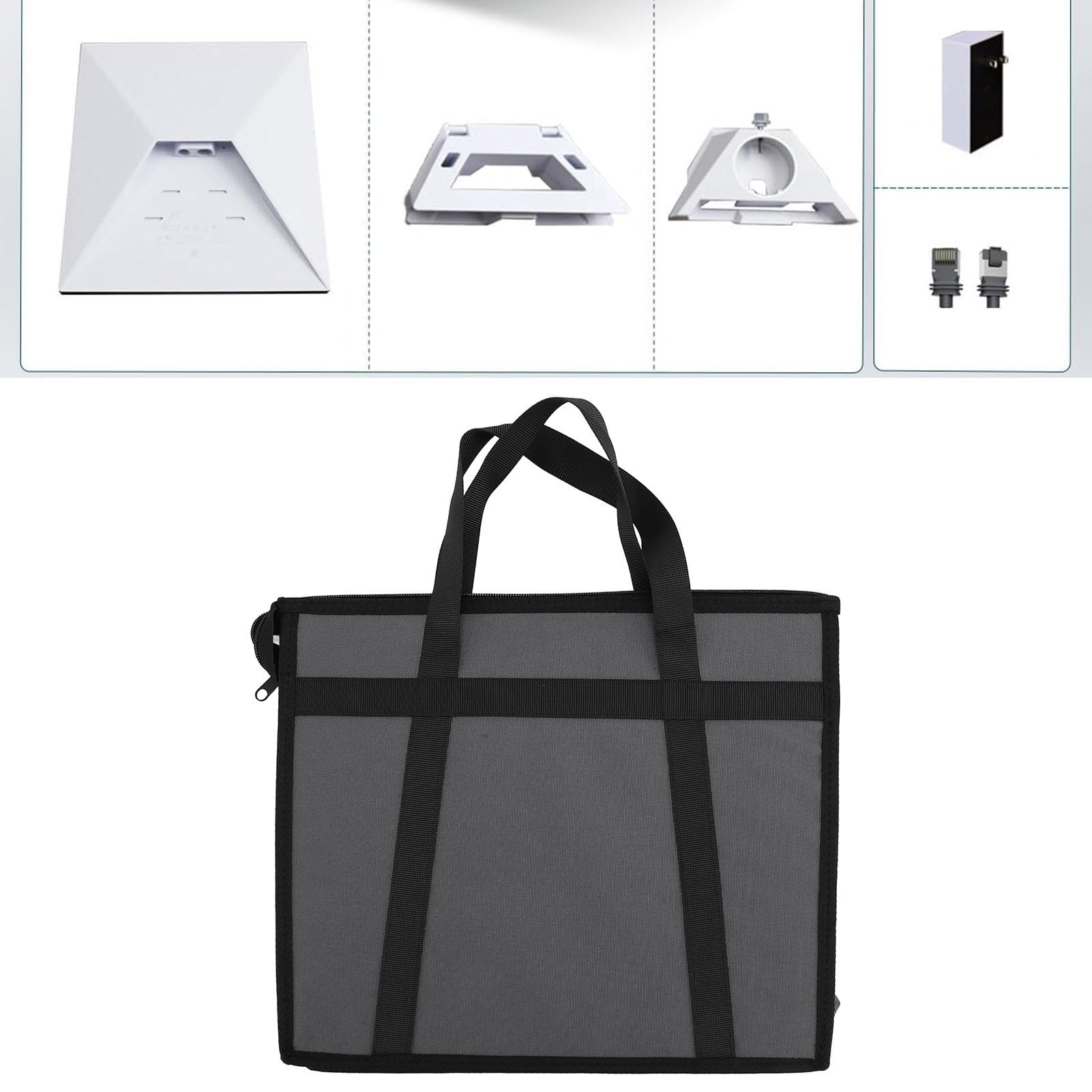 EBTOOLS Mini Case, Traveling Carry Case for Mini, Large Capacity, Water Proof Oxford Fabric, Storage Organizer Bag for Mini Dish, Accessories