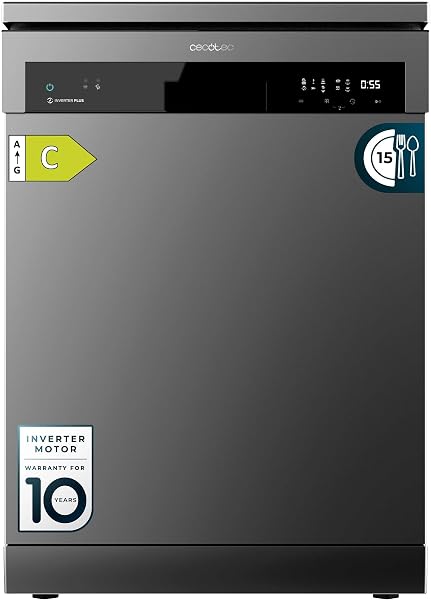 Cecotec Lave-vaisselle 60 cm Bolero Aguazero 6500 Dark C