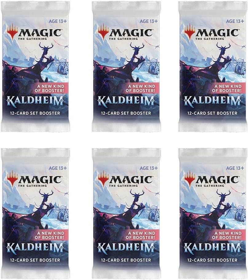 6 Packs Magic: The Gathering Set Booster Pack Lot MTG Kaldheim