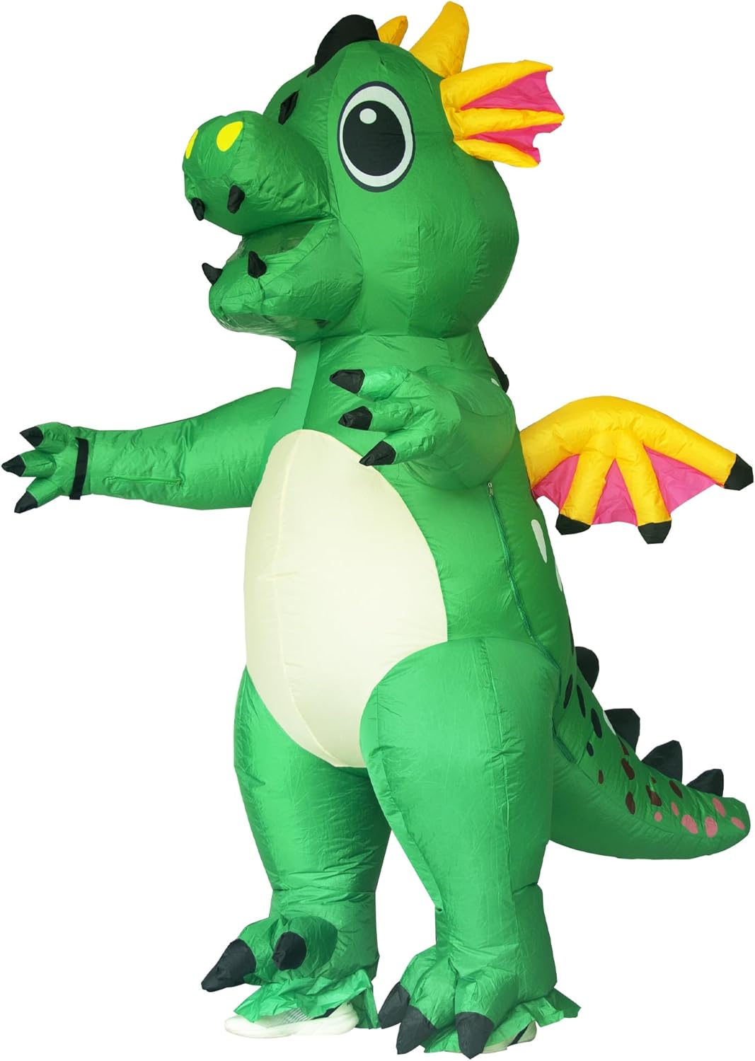 Flying Inflatable Dinosaur Costume for Adults–Funny Winged Dragon Halloween Cosplay Suit - Image 2