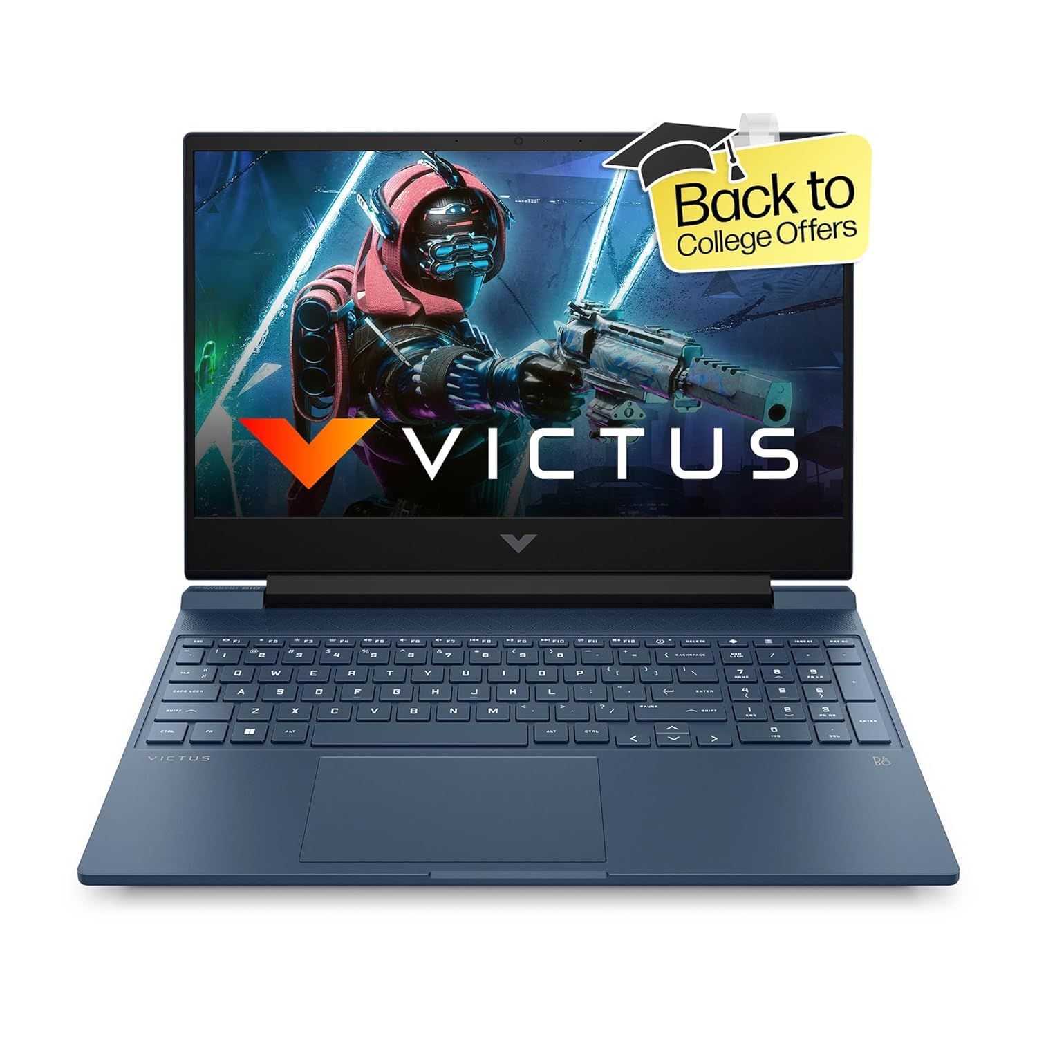 HP Victus Gaming Laptop, 12th Gen Intel Core i5-12450H,4GB RTX 2050 GPU,15.6-inch(39.6 cm),FHD,IPS,144Hz,8GB DDR4,512GB SSD,Backlit KB,W11+MSO,B&O,9ms Response time(P.Blue, 2.29 kg),15-fa1098TX (B0D9HL9764) Amazon Price History, Amazon Price Tracker
