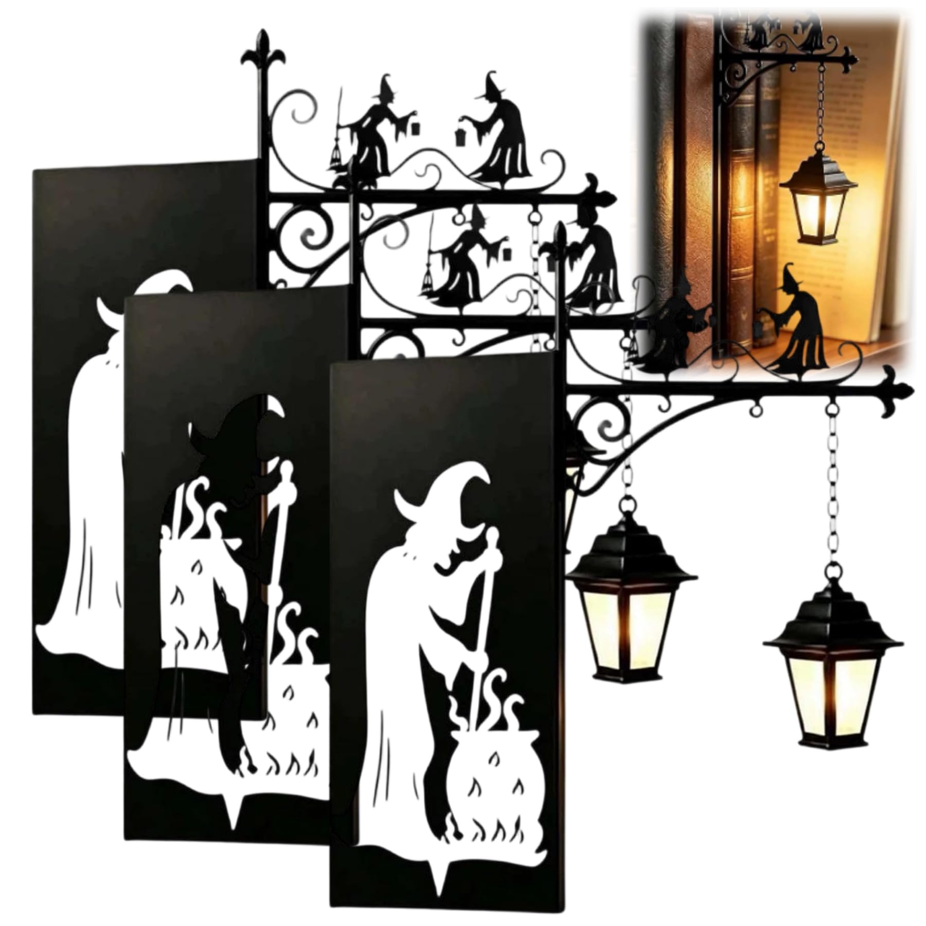 Faroles de biblioteca de brujas que eliminan la fatiga visual con luz LED para libros cómoda 8
