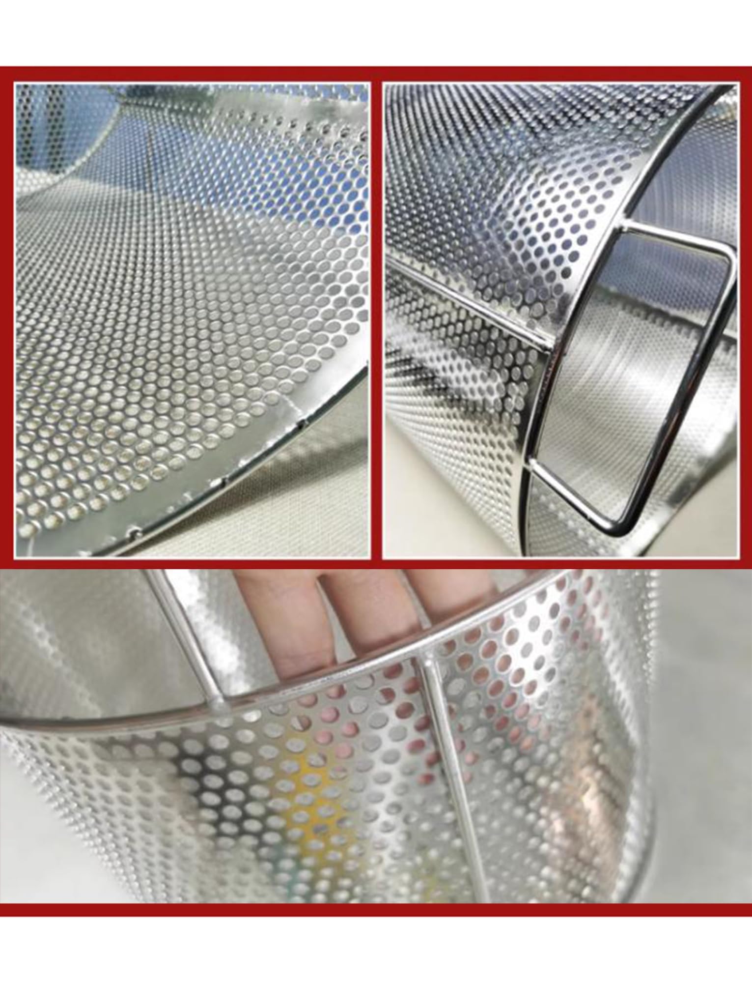 Genérico Cesta de esterilización de Malla Perforada, solución de Limpieza Duradera y eficaz para clínicas dentales y Salas de esterilización, Ideal para Equipos médicos