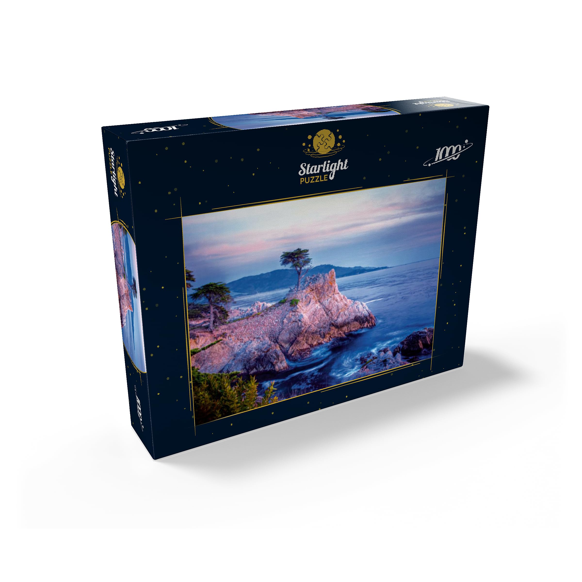 MyPuzzle - Puzzle da 1000 pezzi, cipresso solitario, cipresso di Monterey sulla costa del Pacifico vicino al Carmelo, per adulti