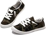 Women's Slip On Canvas Sneaker Low Top Casual Walking Shoes Classic Comfort Flat Fashion Sneakers