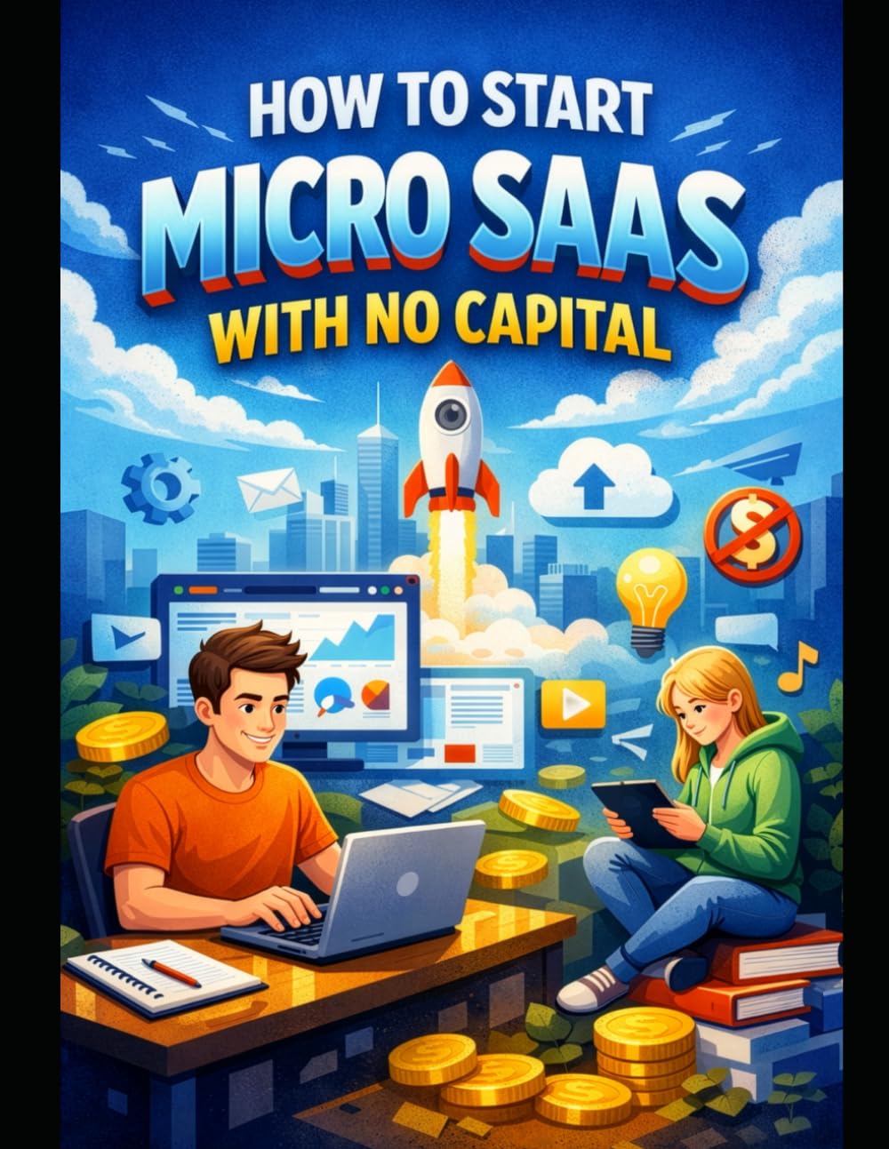 Start a Micro SaaS Business with Zero Investment: A Step-by-Step 90-Day Blueprint to Validate, Build, Launch, and Scale a Profitable Software Business Without Spending a Dollar