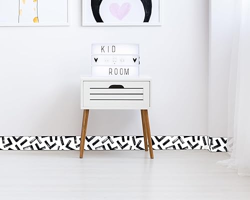 Vista 17 de FLFK Calcomanías de pared para despegar y pegar, para habitación de los niños, calcomanías de peces bajo el mar, 4 x 240 pulgadas (azul)