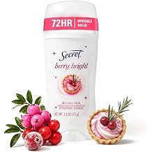 Secret Fresh Antiperspirant Deodorant for Women, Berry Bright Scent, 2.6oz