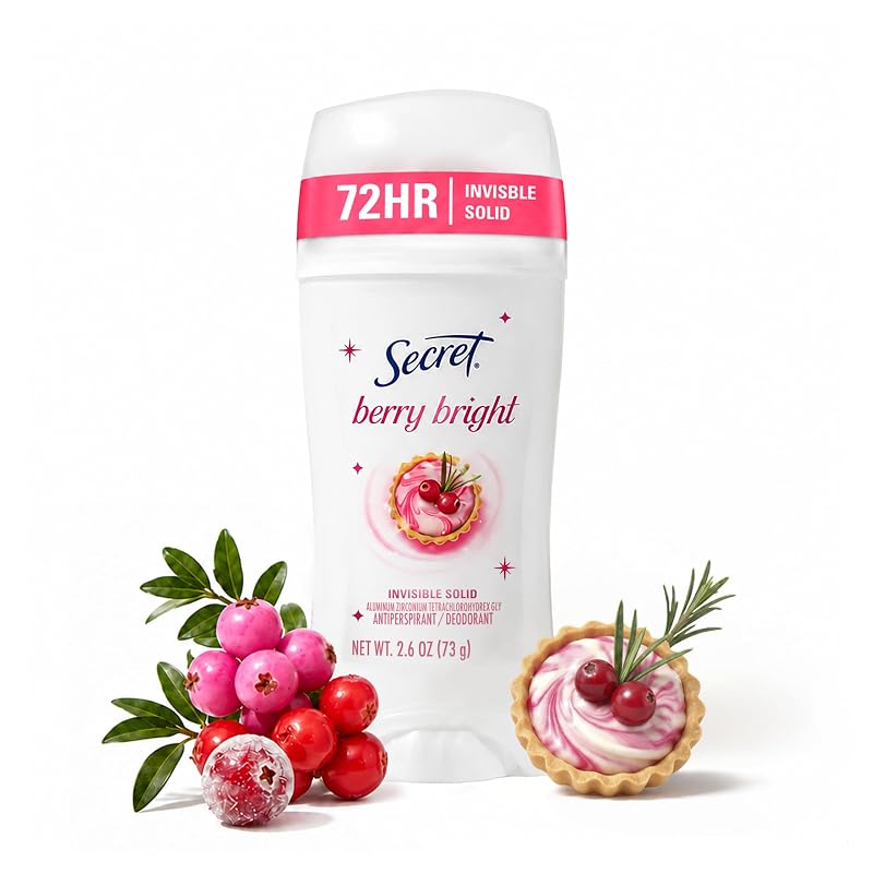 Desodorante antitranspirante Secret Fresh Berry Bright, 109 g