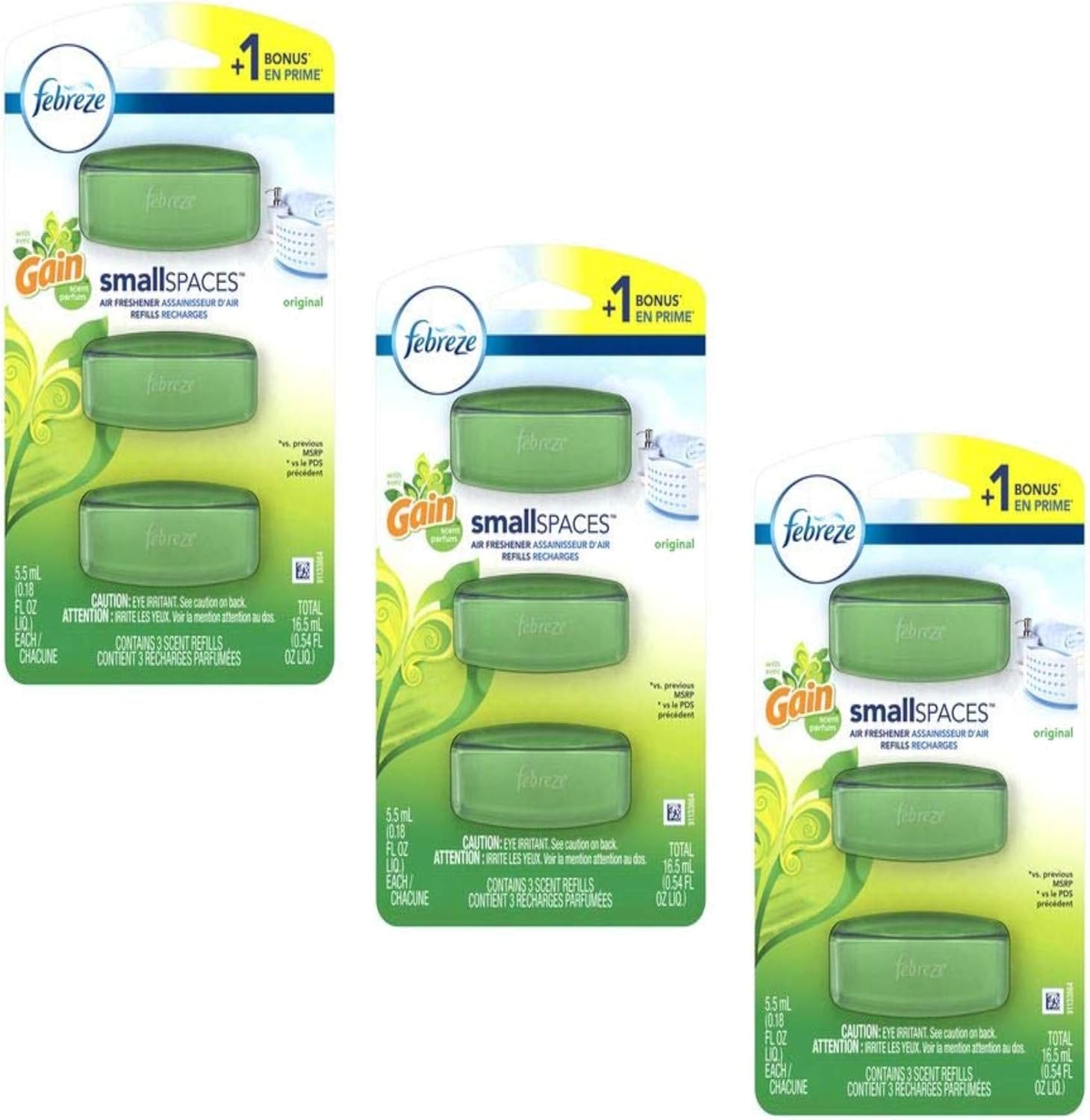 Febreze Small Spaces Original with Gain Scent Air Freshener