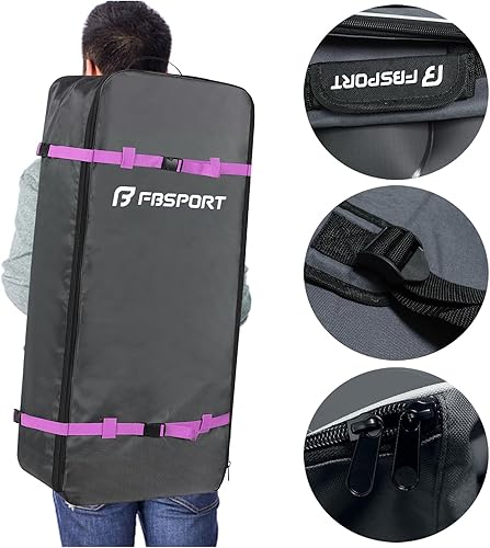 Vista 20 de FBSPORT Tabla de remo de pie prémium de 11 pies, tabla de yoga con accesorios duraderos de SUP y bolsa de transporte, amplia posición, control
