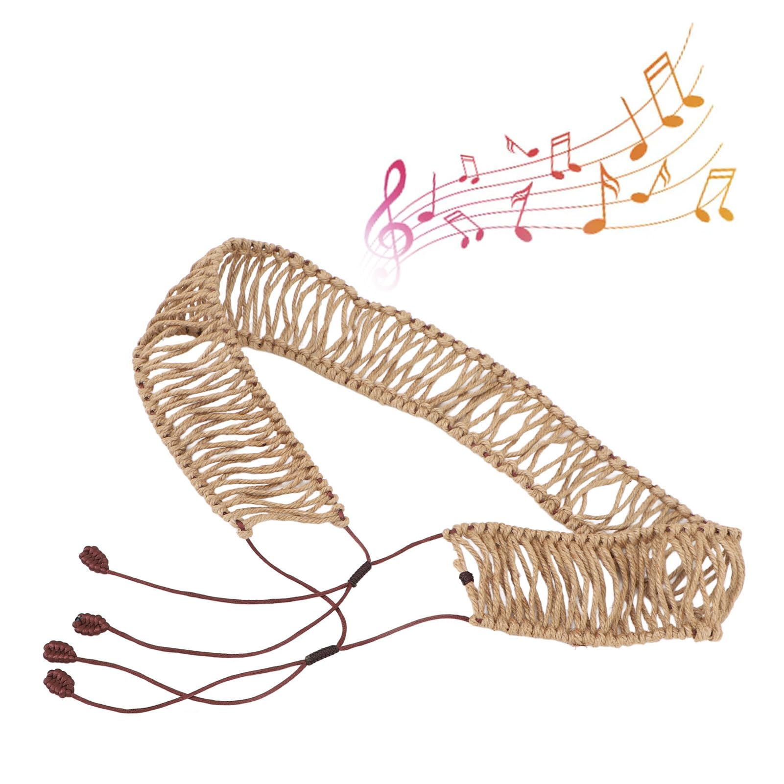 Braided Steel Powder Drum Rope, Wrapped Noise Suppressive Decorative Essential Drum Mesh Rope