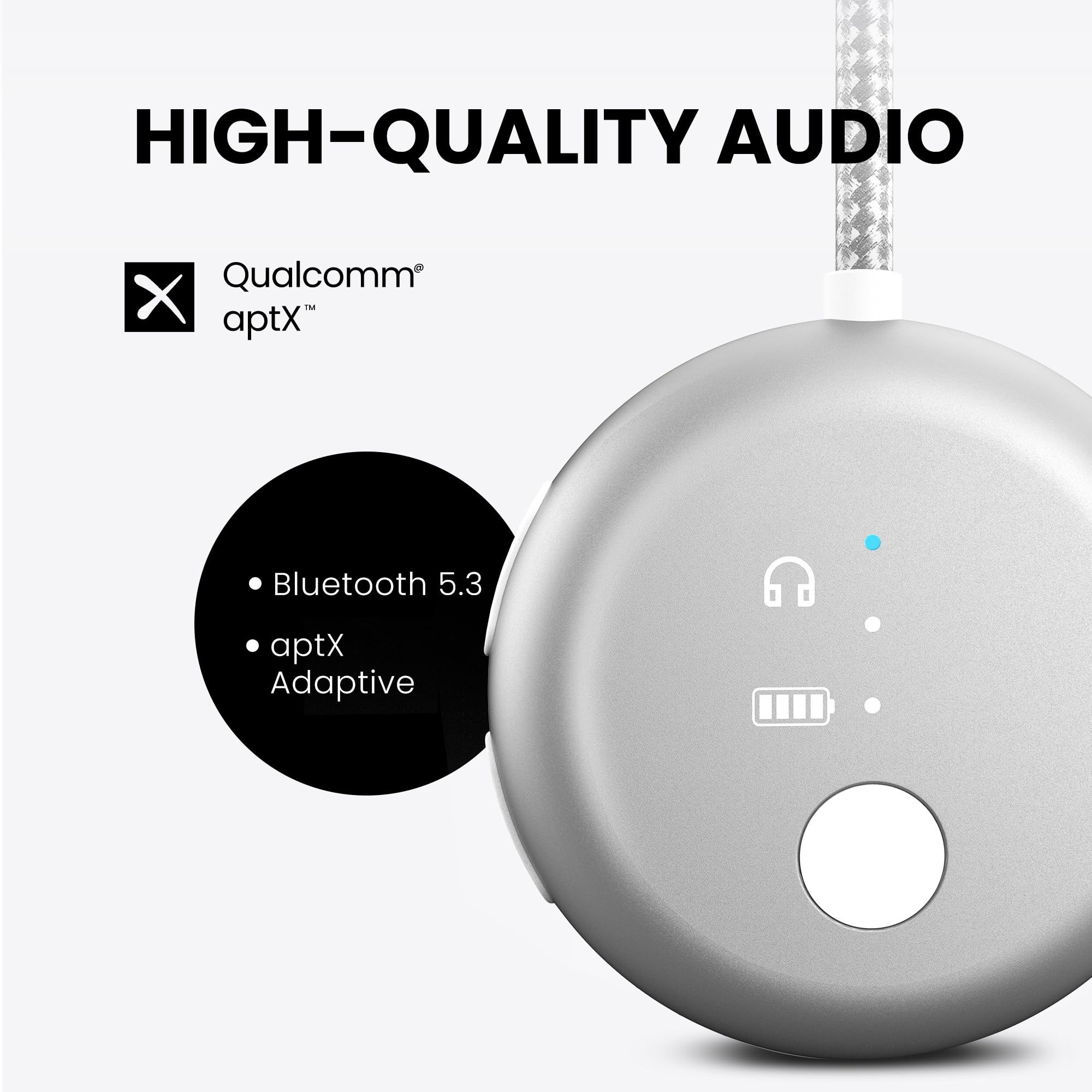 Aptx Avantree SoundJet R2 - Bluetooth 5.3 Adapter For Airplane ...
