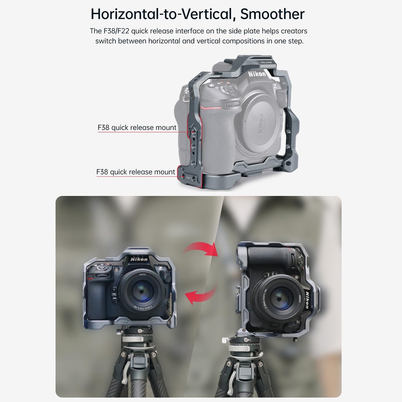 ［ひまわり⭐︎さん専用］カメラ Amazon | FALCAM F22&F38&F50 クイック リリース カメラ ケージ