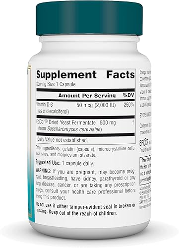 Miniatura 2 de Source Naturals Wellness EpiCor con Vitamina D-3 para una mayor defensa inmunológica - 30 Cápsulas