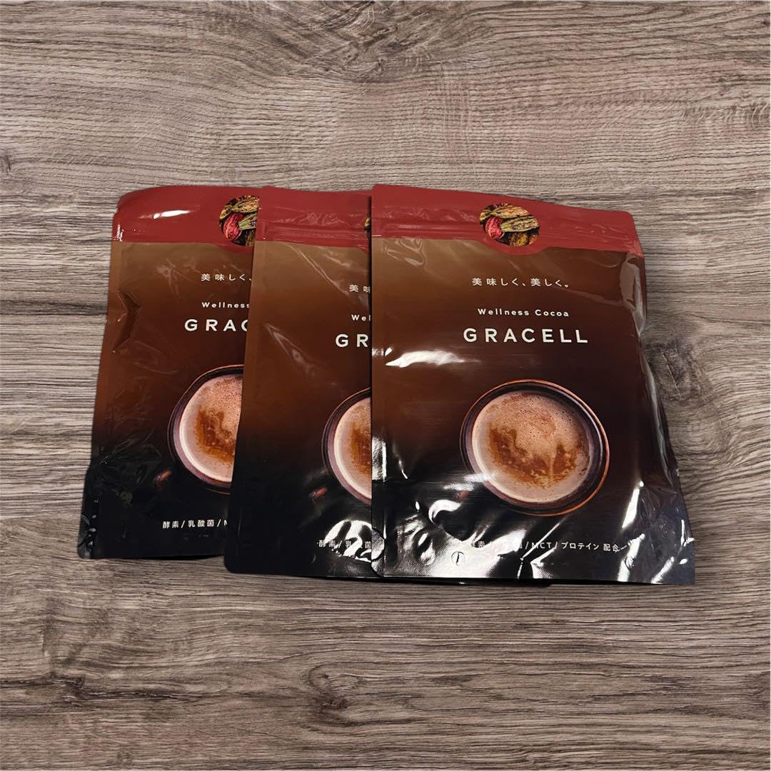 GRACELL ココア 3袋 3袋セット 】 グレイセルココア GRACELLCOCOA ココア 100g 美容