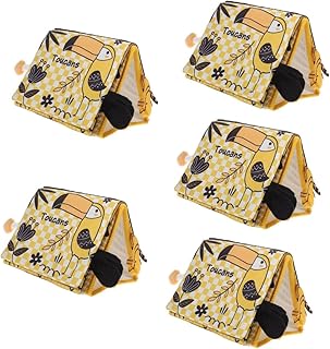 BESTOYARD 5 Peças Calendário De Mesa Livros Espelho De Chão Livro De Pano Enrugado Livro Macio Brinquedos Para Bebês Recém-Nascidos Livros Infantis Livro De Pano Para Bebês Livro